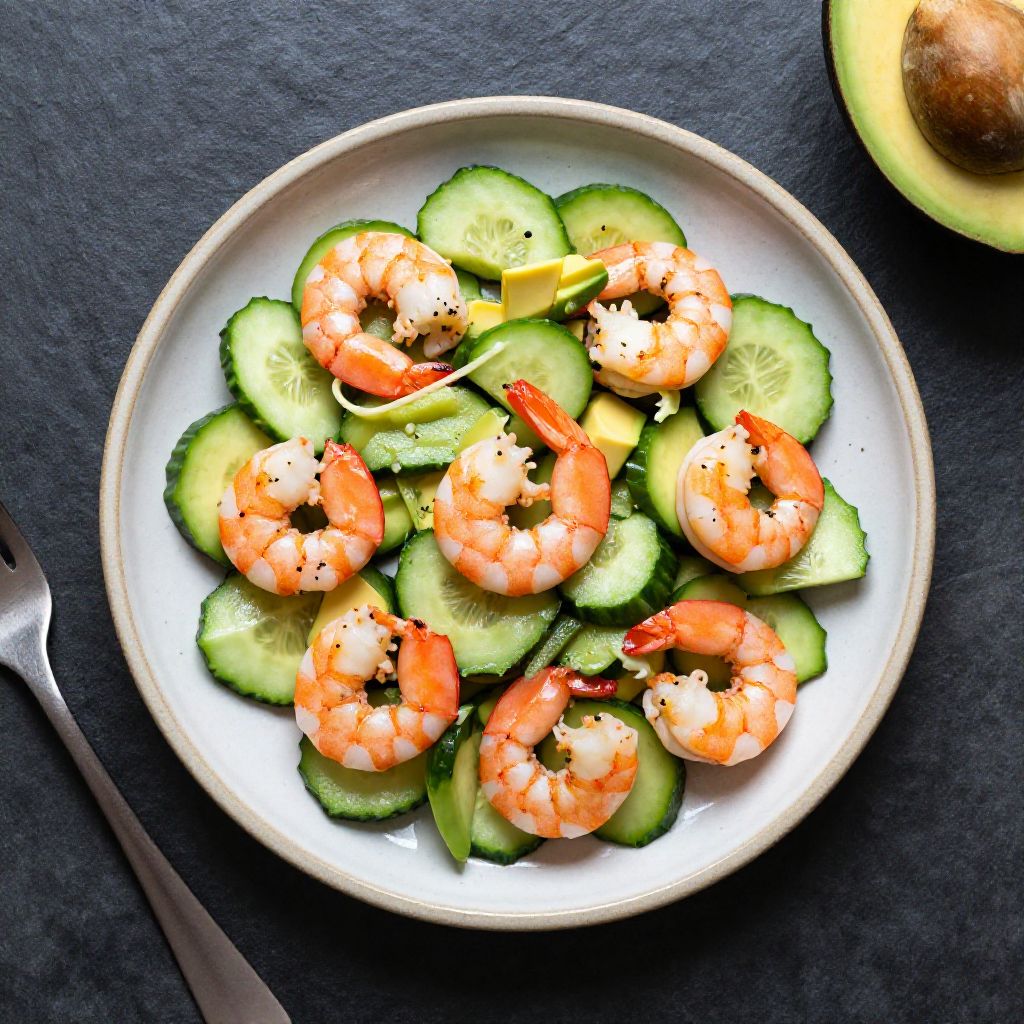 Keto Garnelen-Salat Italienisch