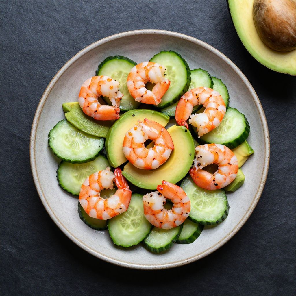 Keto Garnelen-Salat Klassisch
