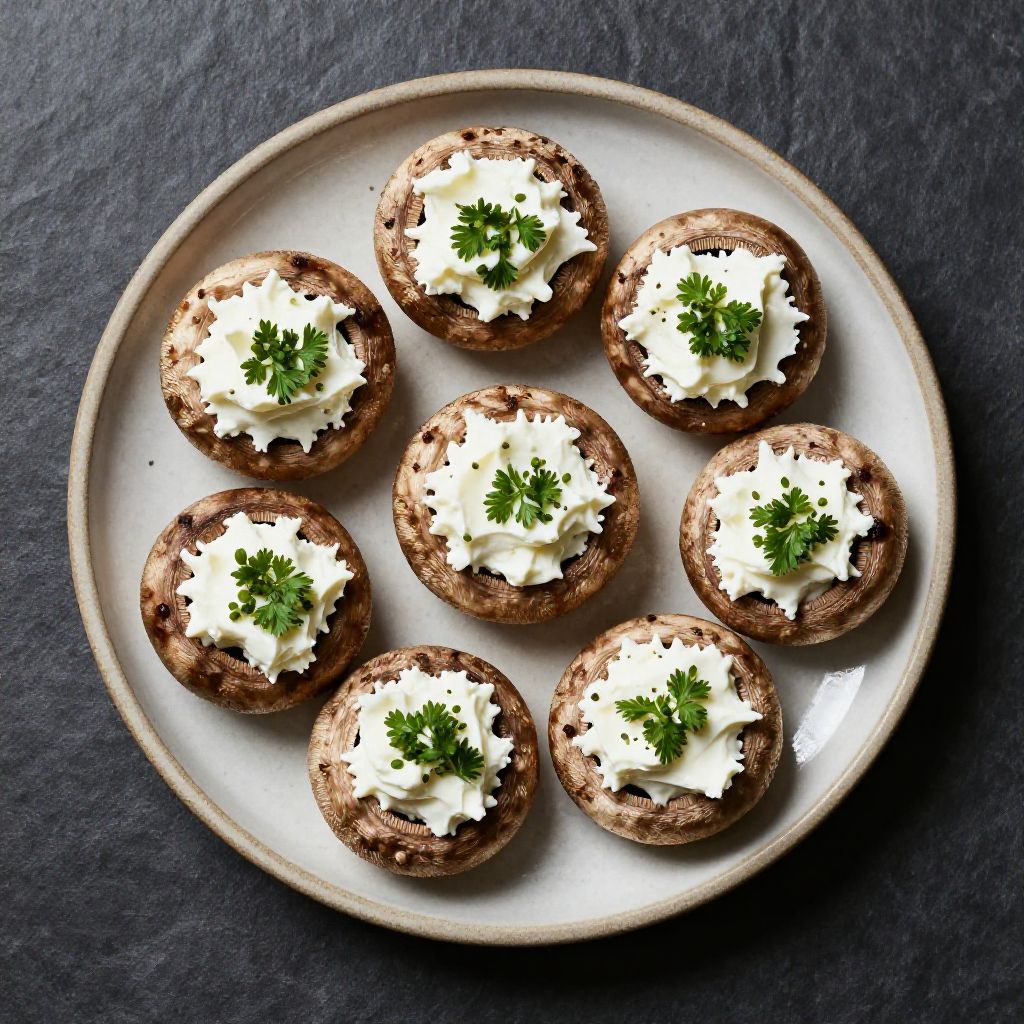Keto Gefüllte Champignons