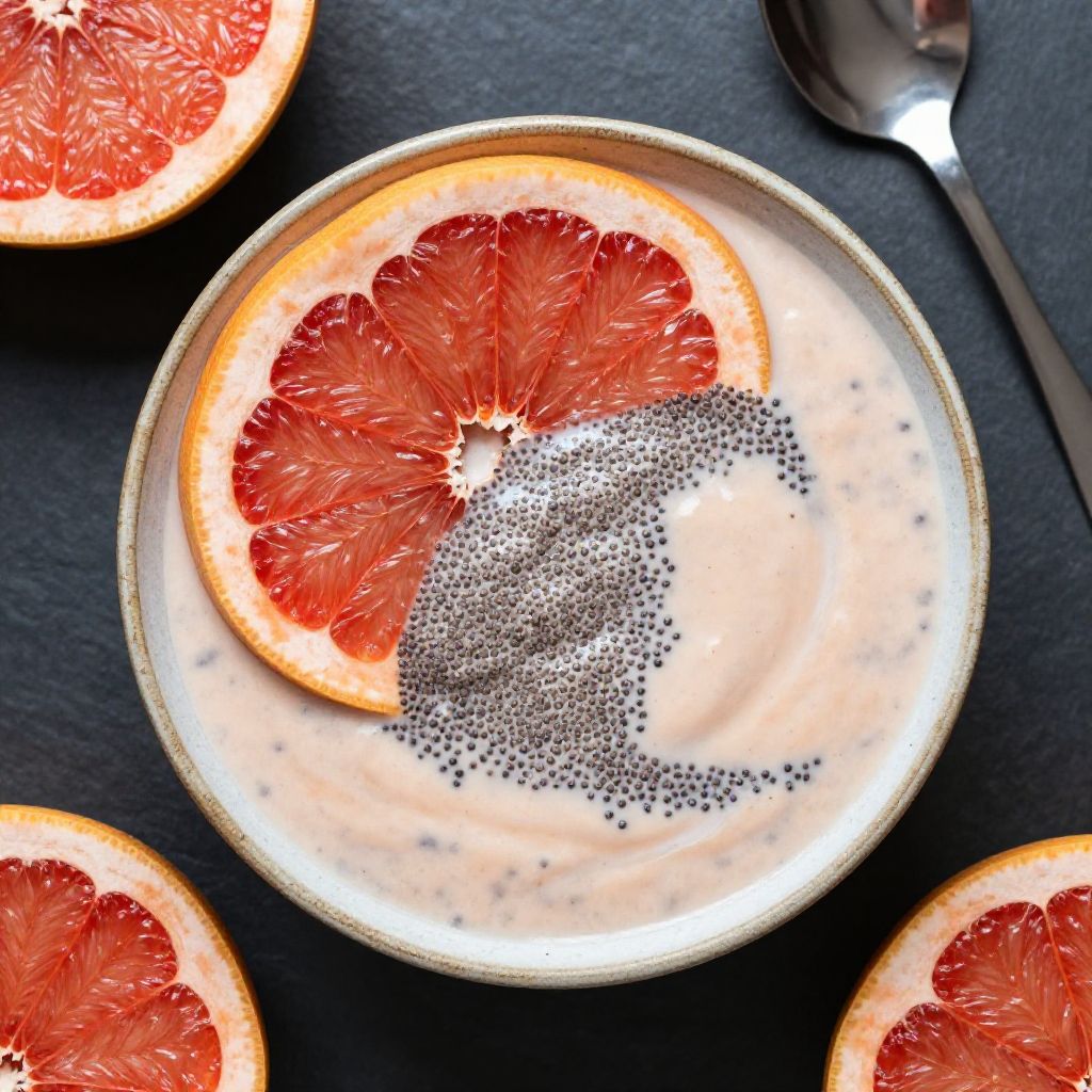 🍊 Keto Grapefruit-Chia Smoothie