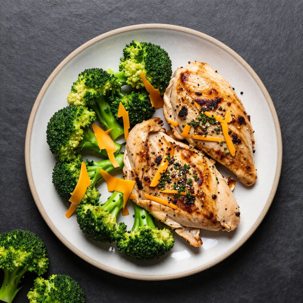 Keto Hähnchen mit Brokkoli (Gebacken)