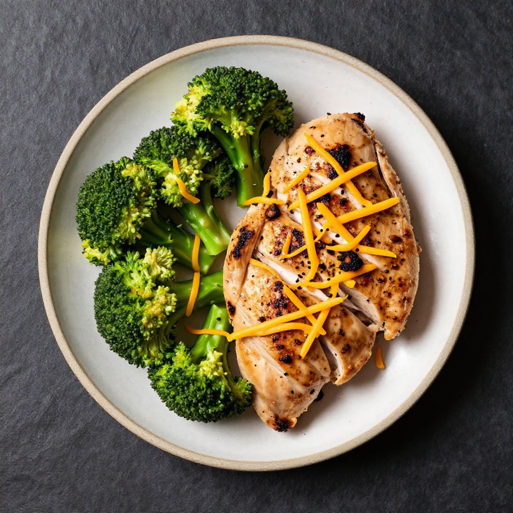 Keto Hähnchen mit Brokkoli (Gebraten)