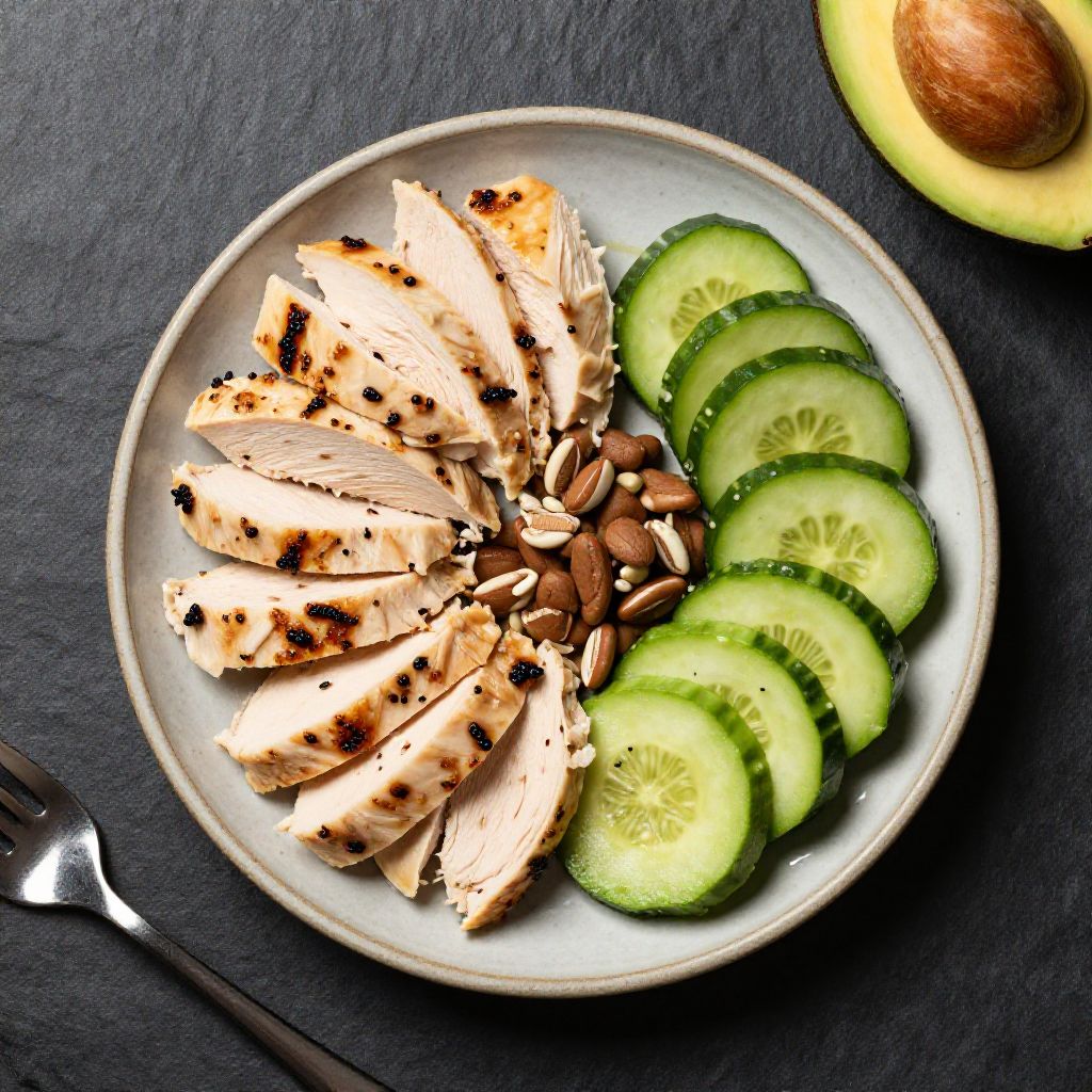Keto Hähnchen-Salat Amerikanisch