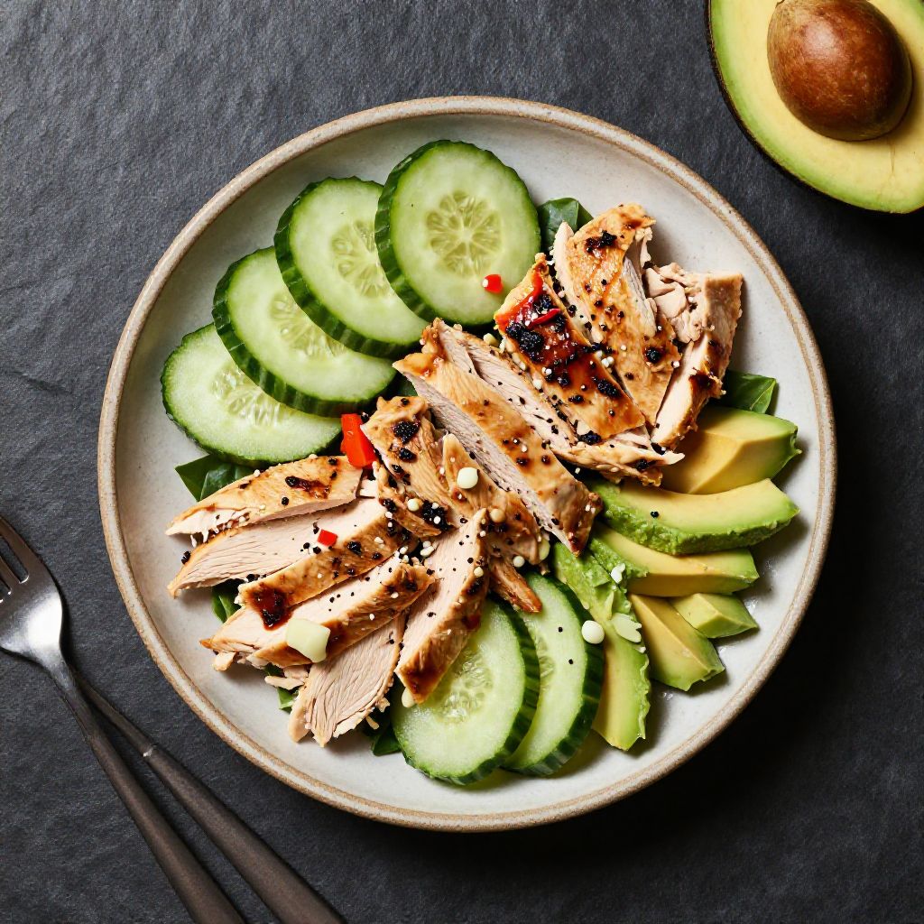 Keto Hähnchen-Salat Mexikanisch