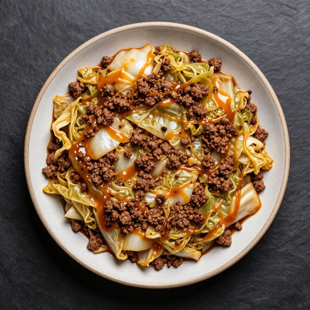 Keto Hackfleisch-Kohl-Auflauf