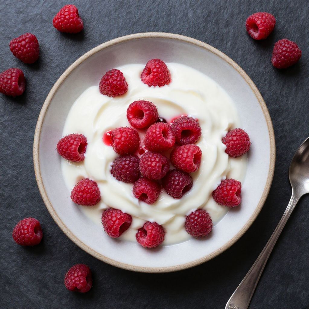 Keto Himbeer-Joghurt-Parfait