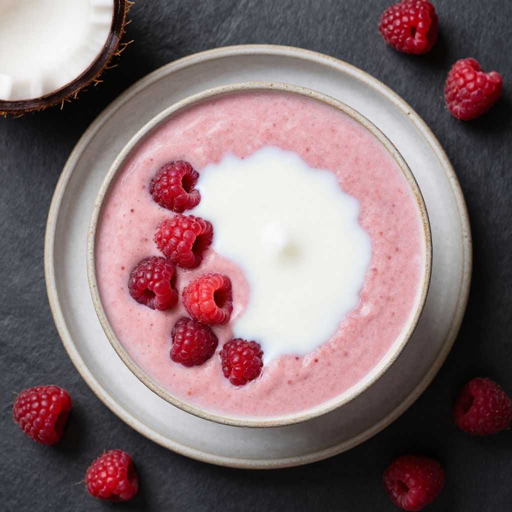 🥥 Keto Himbeer-Kokos Smoothie