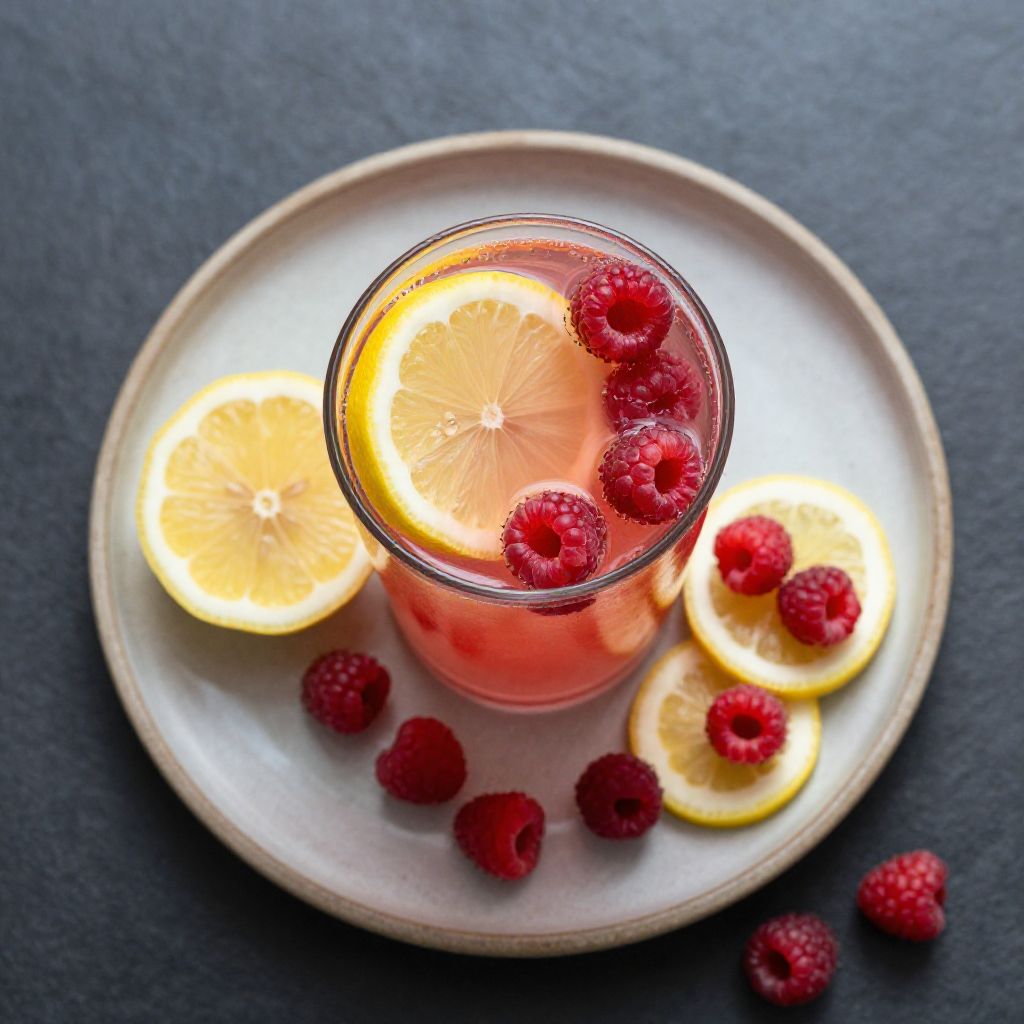 Keto Himbeer-Limonade