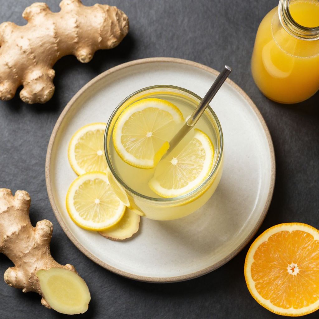 🫚 Keto Ingwer-Limonade