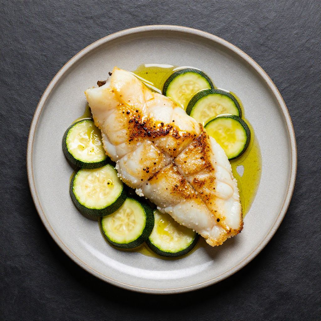 Keto Kabeljau mit Zucchini