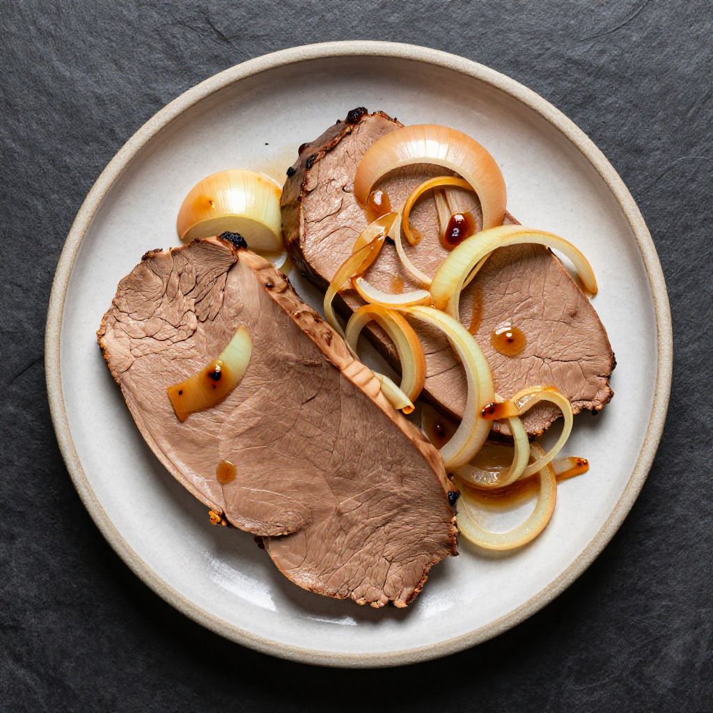 Keto Kalbsleber mit Zwiebeln