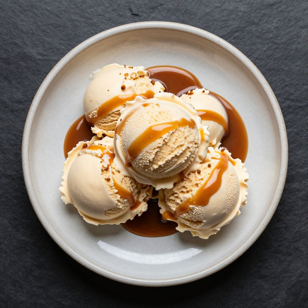 Keto Karamell-Eis