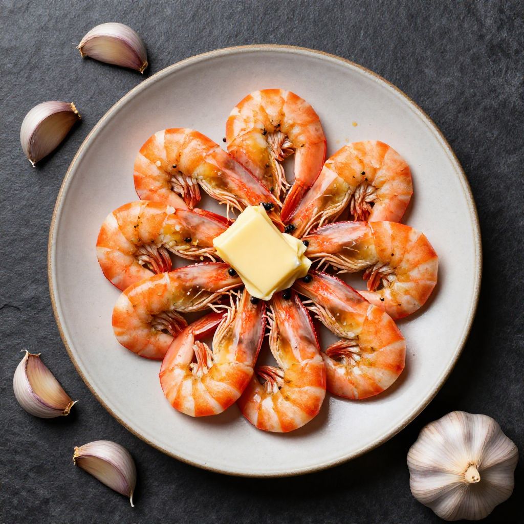 Keto Knoblauch-Butter-Garnelen