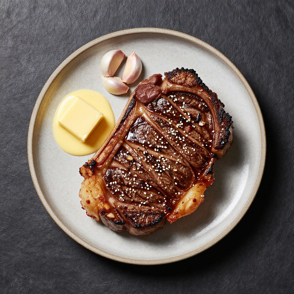 Keto Knoblauch-Butter-Steak