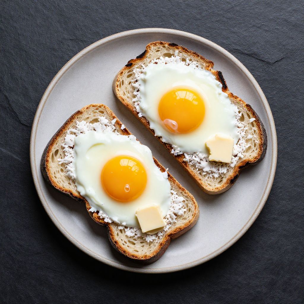 Keto Kokosbrot-Scheiben