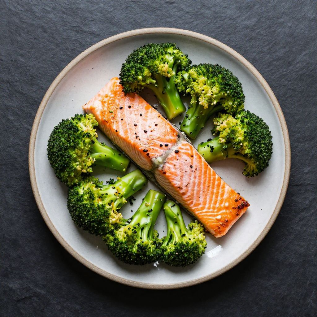 Keto Lachs Brokkoli Auflauf