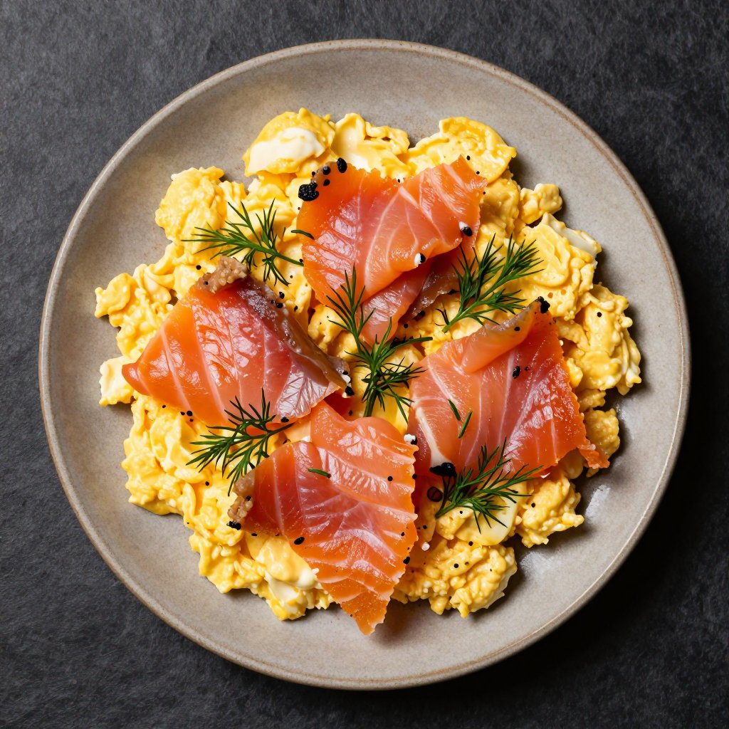 Keto Lachs-Rührei