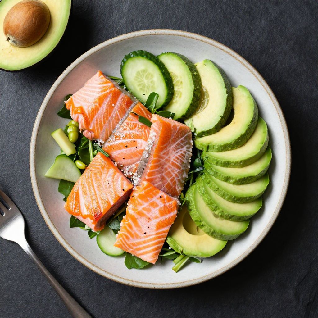 Keto Lachs-Salat Amerikanisch