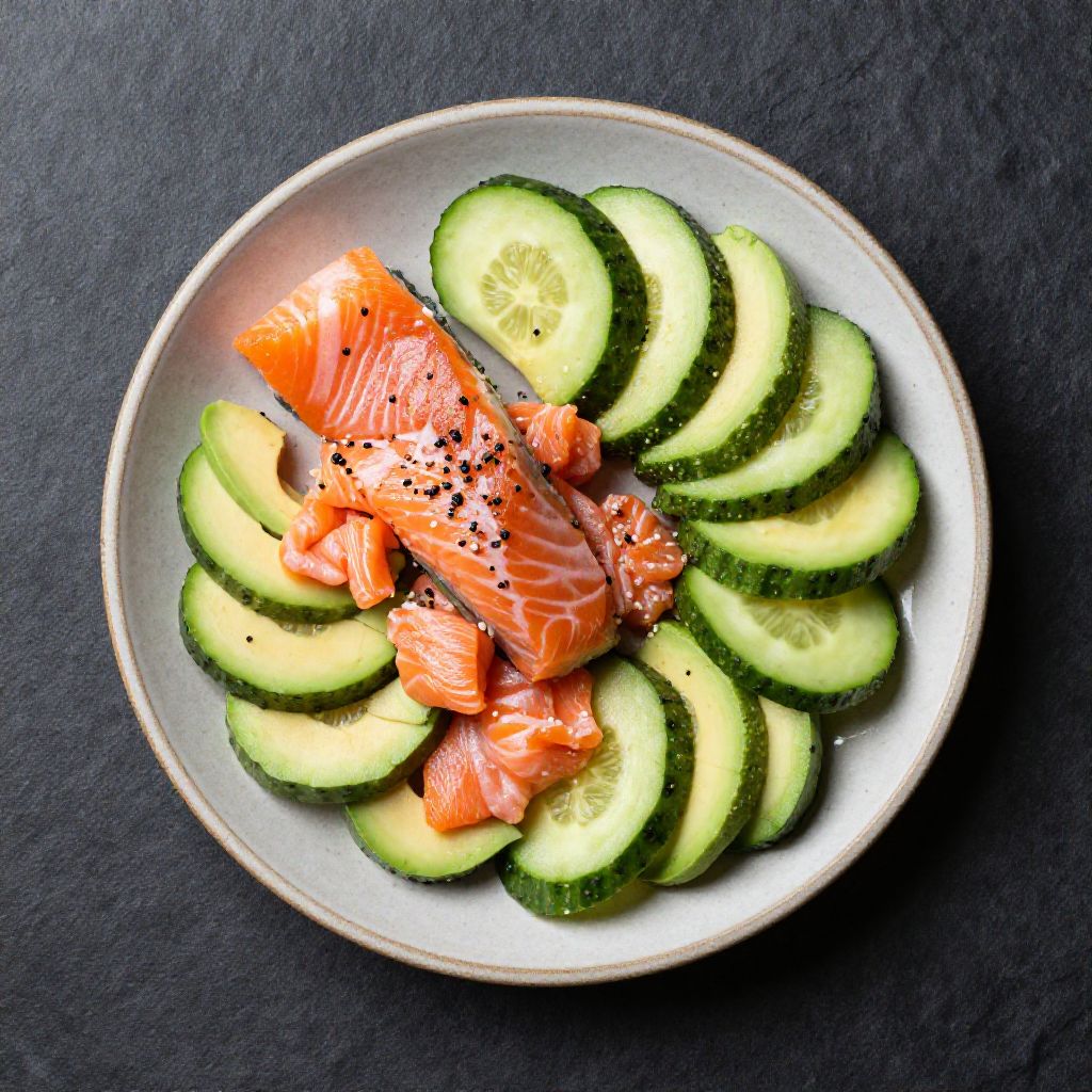 Keto Lachs-Salat Klassisch