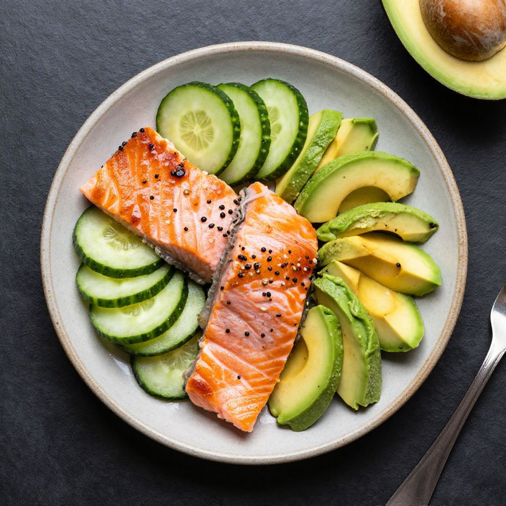 Keto Lachs-Salat Mexikanisch