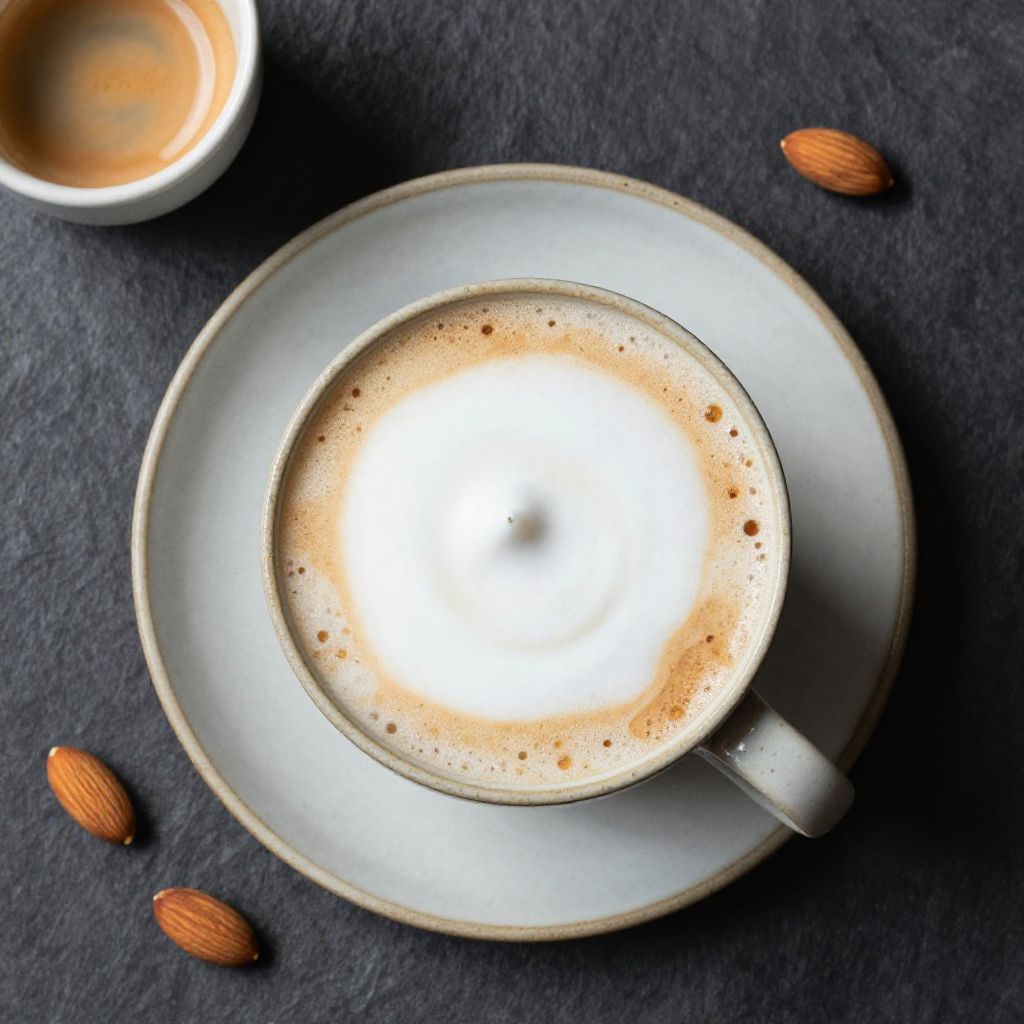 ☕ Keto Latte Macchiato mit Mandelmilch