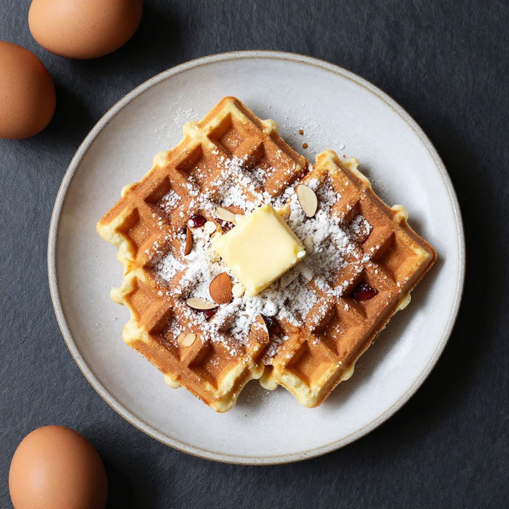 Keto Mandel-Waffeln