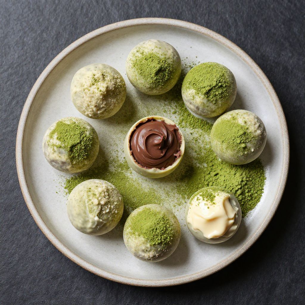 Keto Matcha-White-Choco-Trüffel