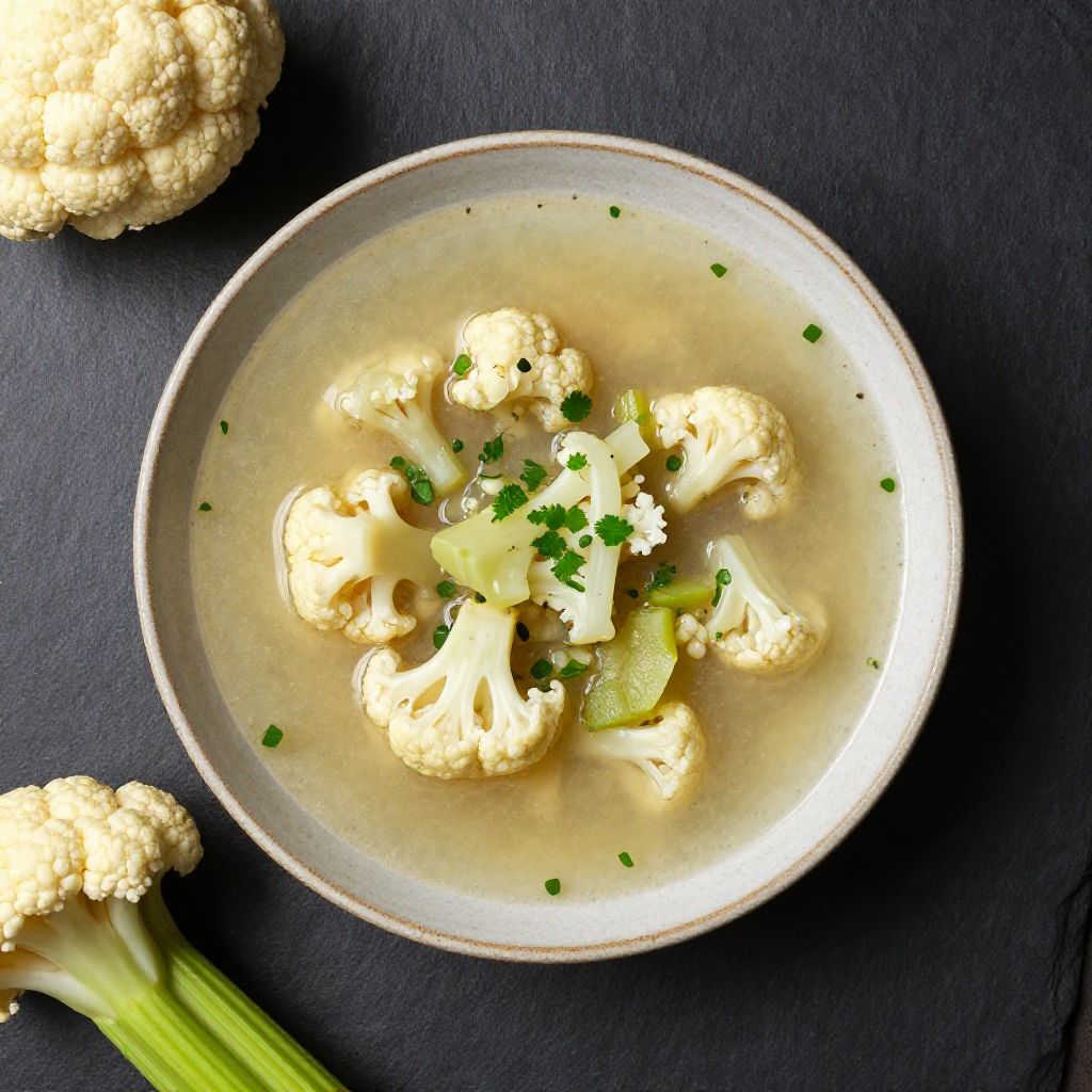 🥣 Keto Blumenkohl-Sellerie-Suppe