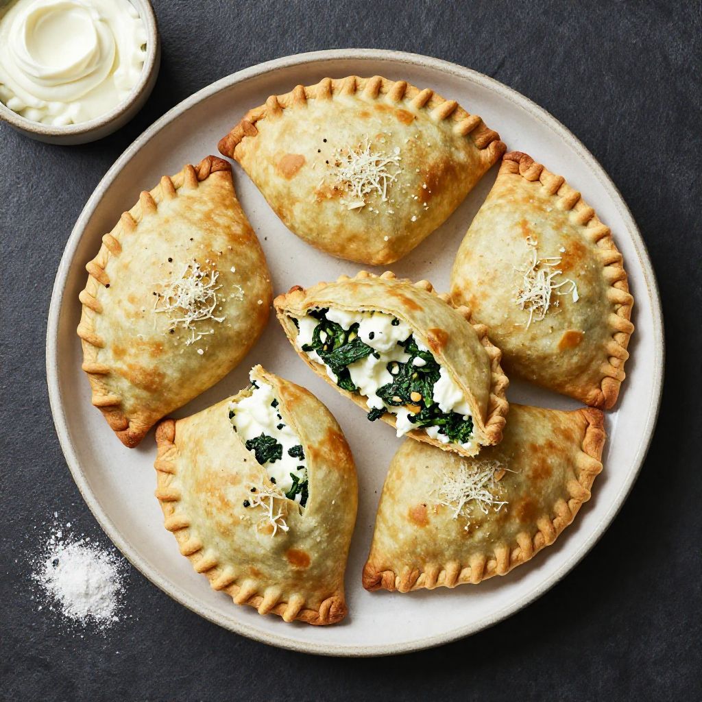 Keto Spinat-Feta-Handpies