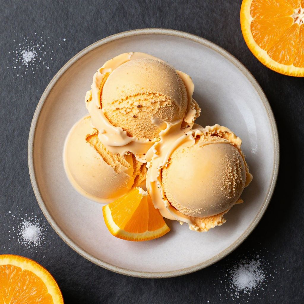 Keto Orange-Eis