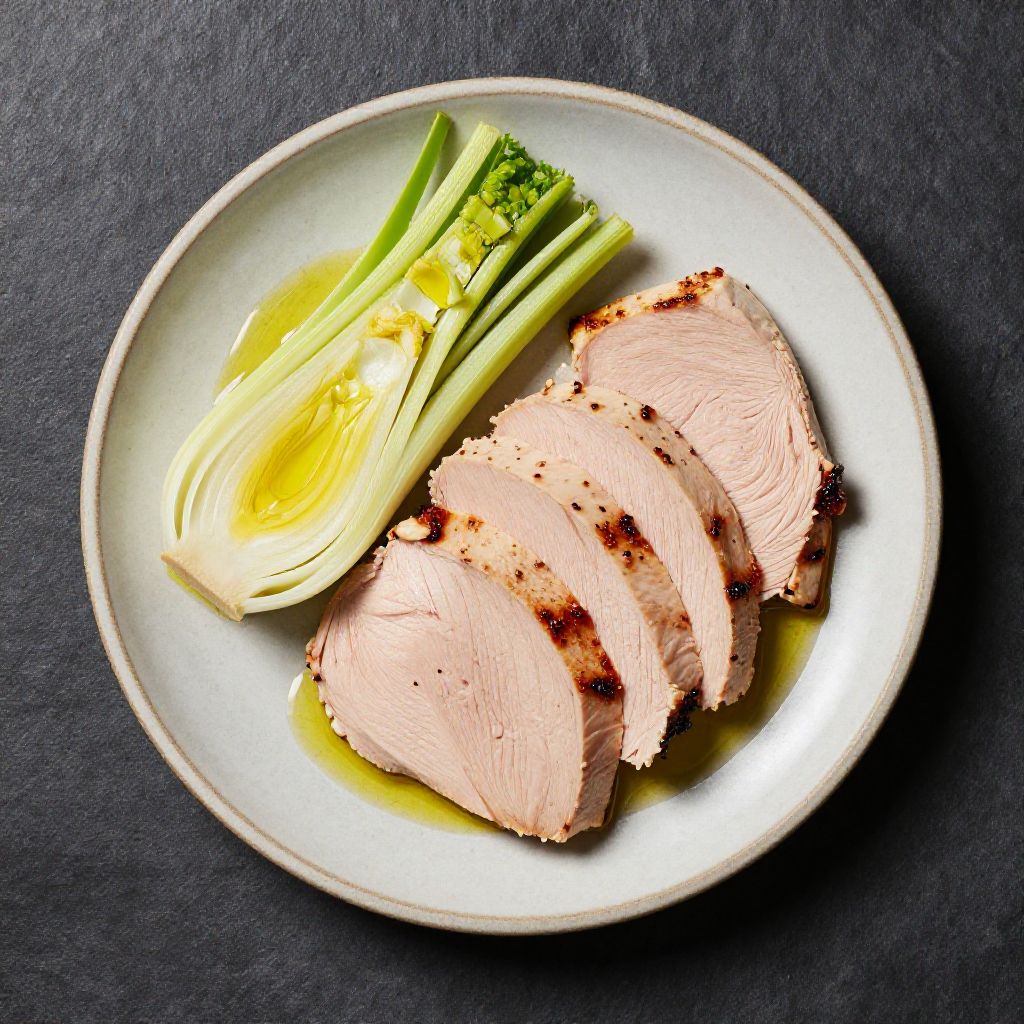 Keto Putensteak mit Fenchel