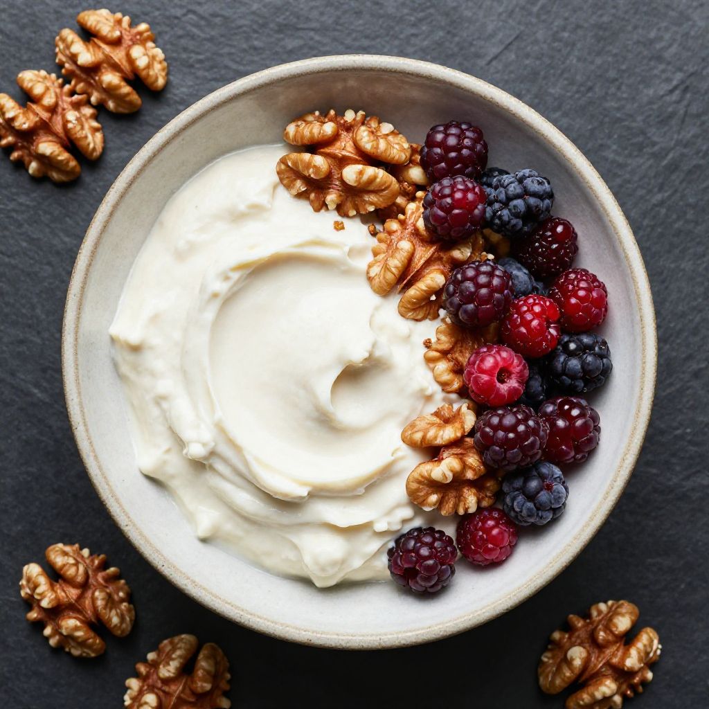 Keto Quark-Walnuss-Bowl
