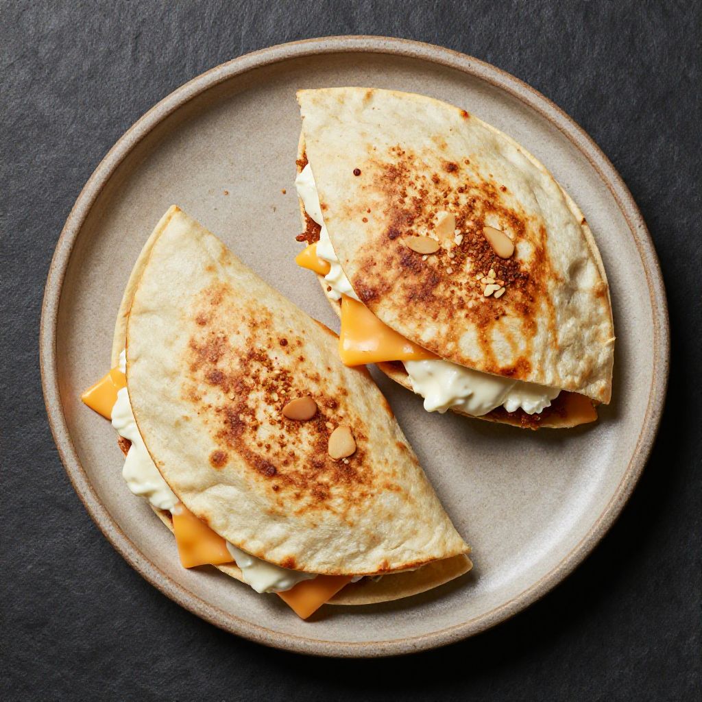 Keto Quesadilla mit Käse