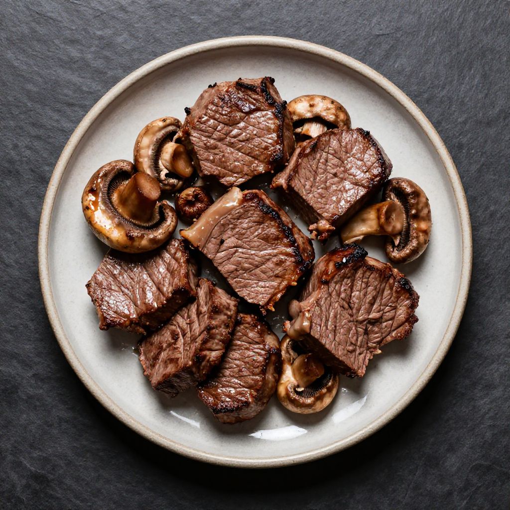 🥩 Keto Rinderfilet mit Champignons