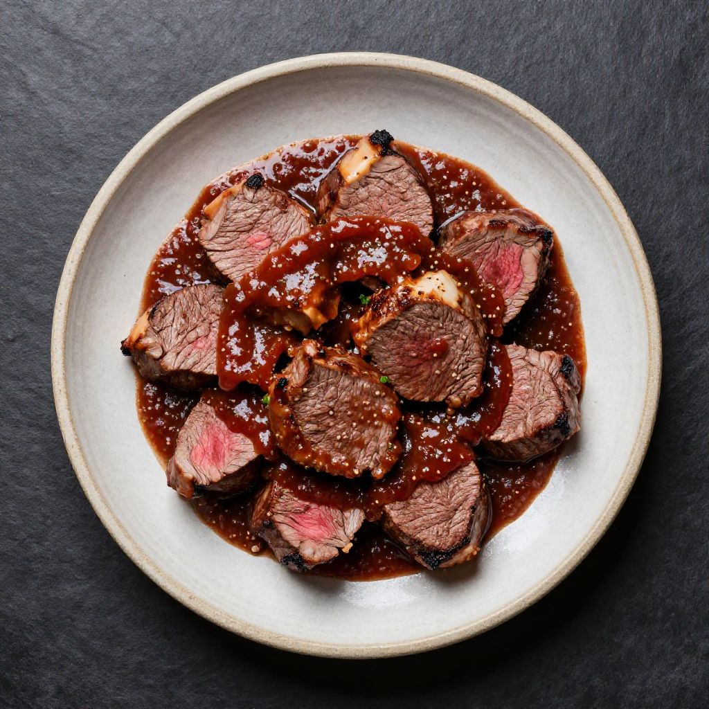 Keto Rinderfilet mit Pfeffersauce