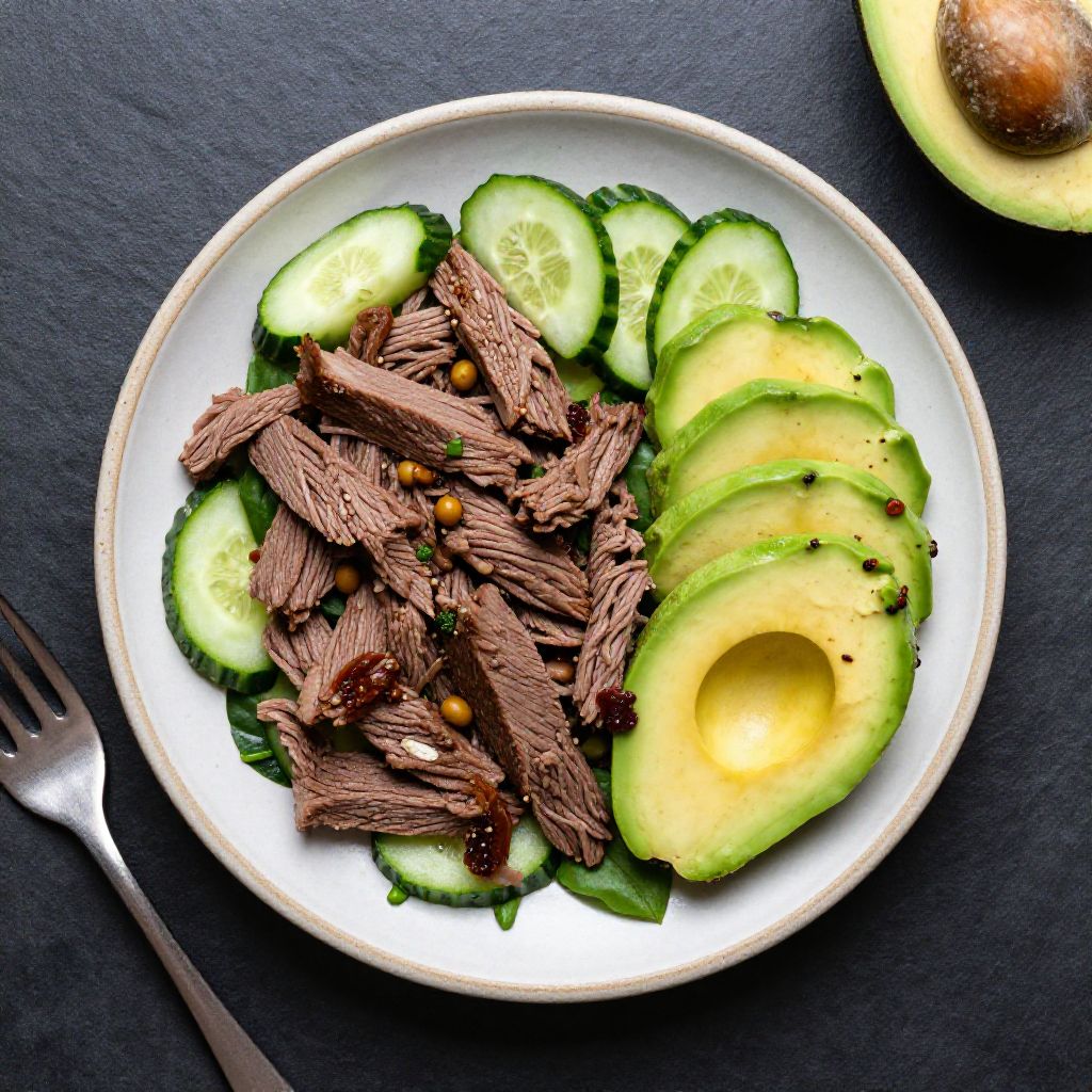 Keto Rindfleisch-Salat Italienisch