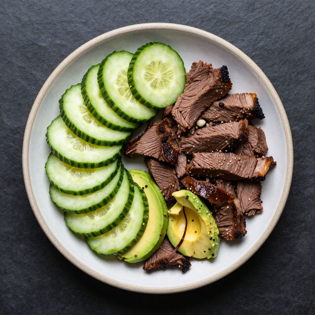 Keto Rindfleisch-Salat Klassisch