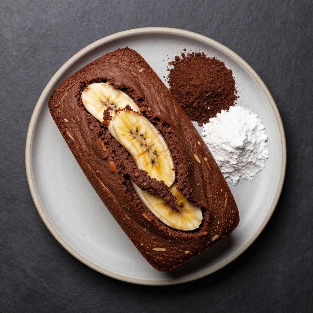 Keto Schoko-Bananen Brot