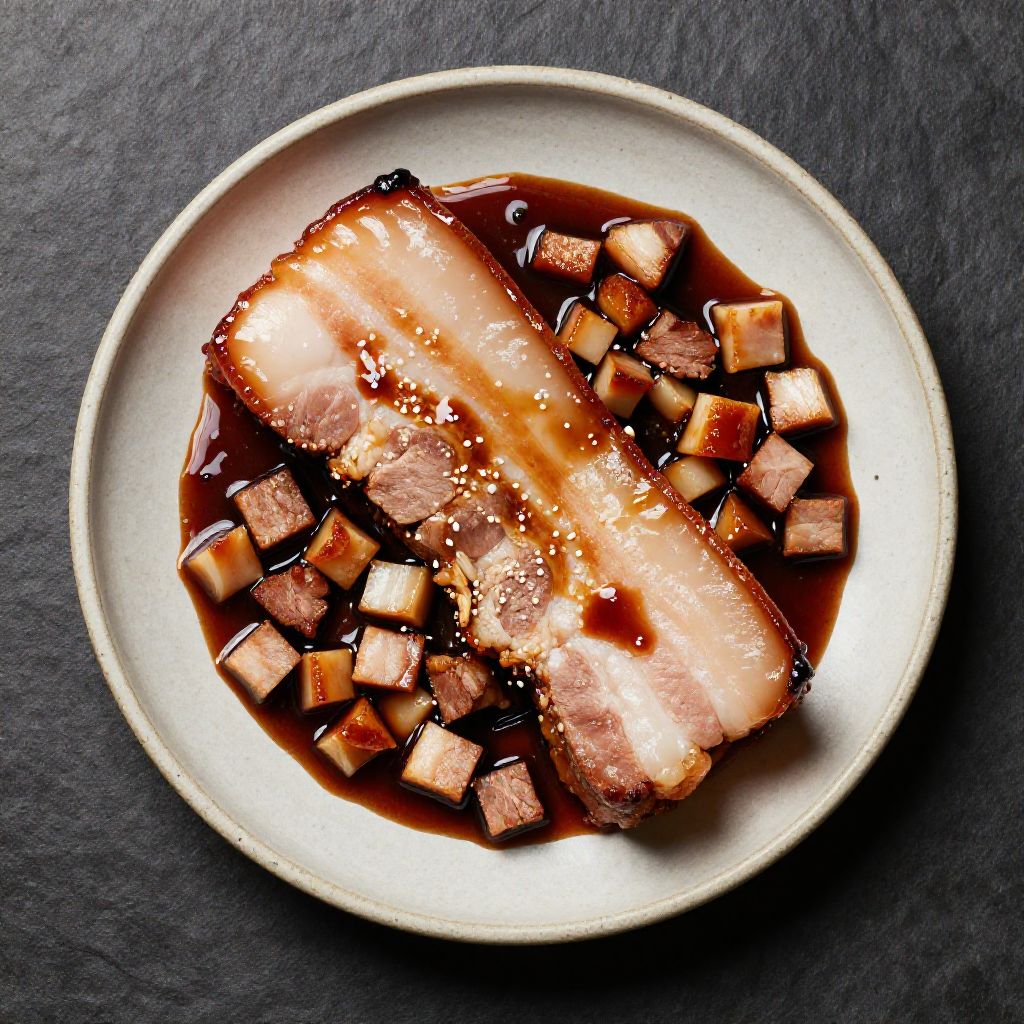 Keto Schweinebauch mit Soja-Glasur