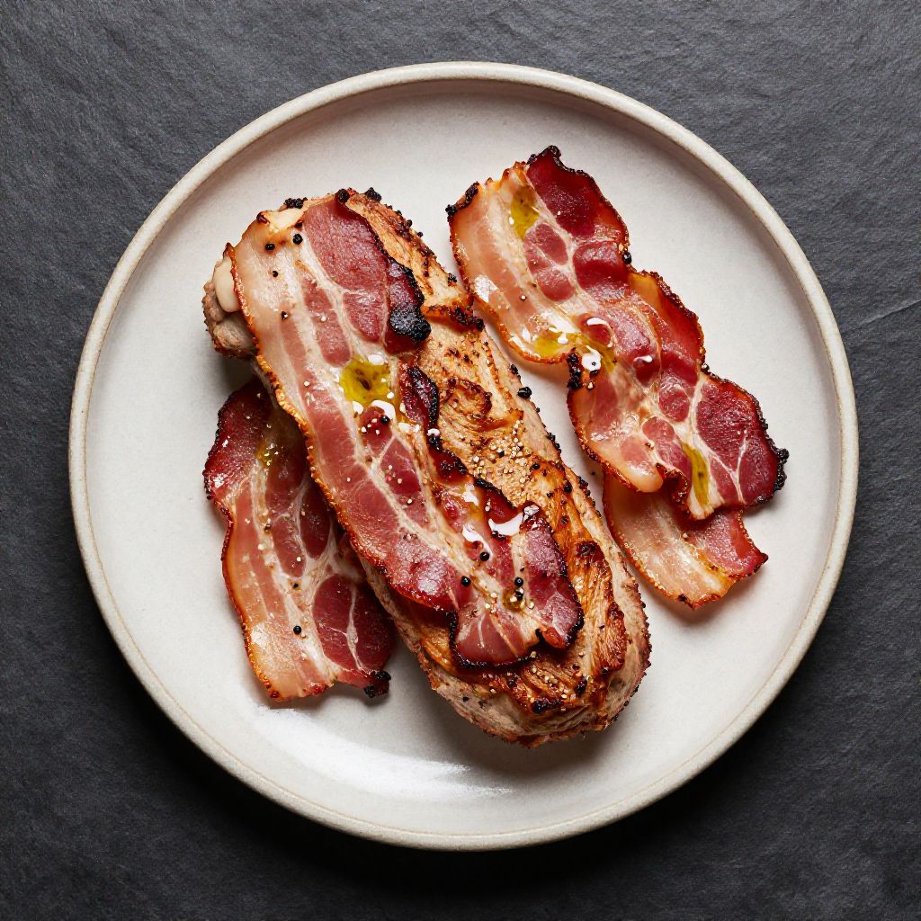 Keto Schweinefilet im Baconmantel
