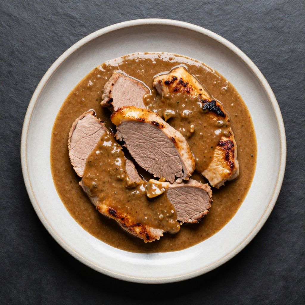 Keto Schweinefilet mit Pilzsauce