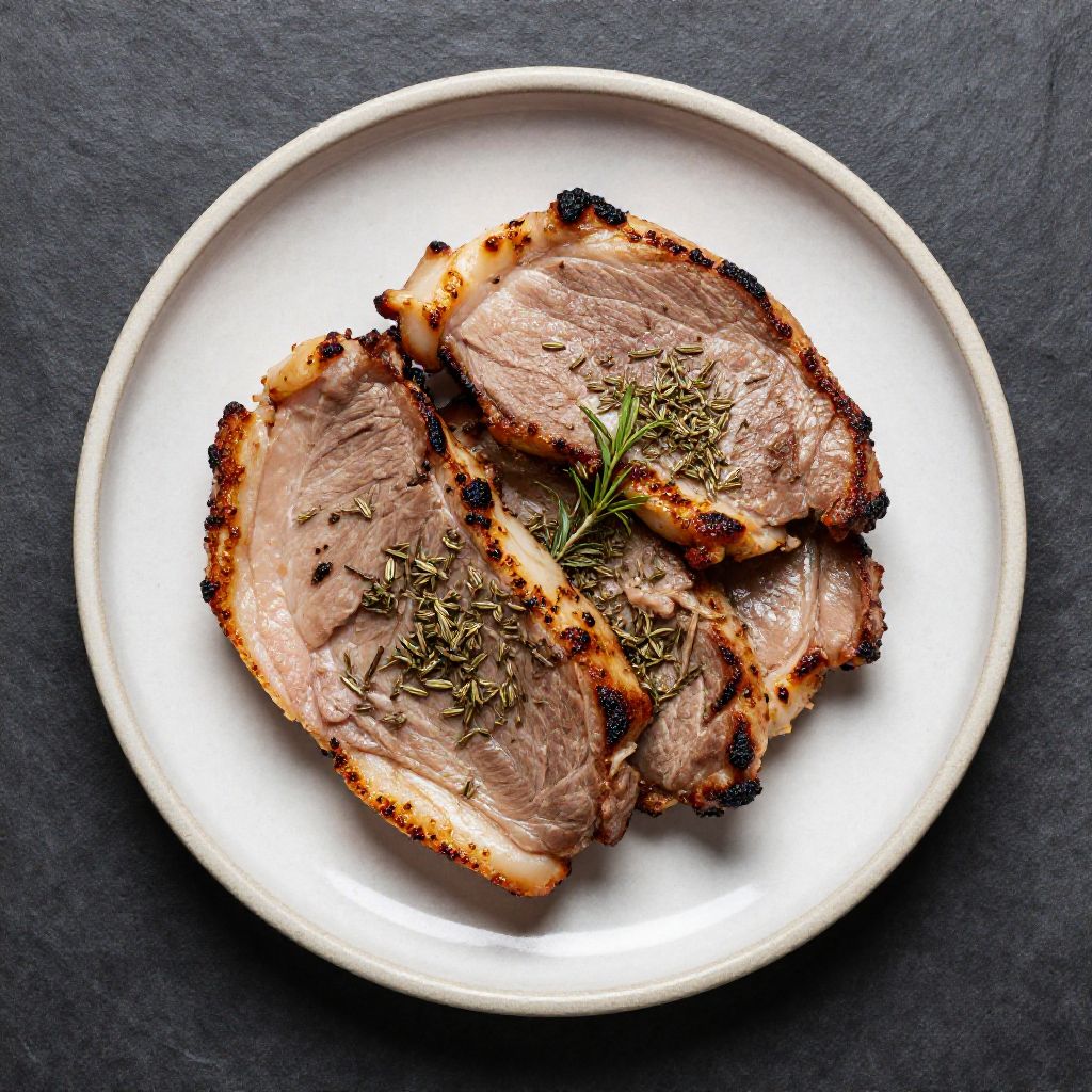 Keto Schweinefleisch mit Kraut (Gebacken)