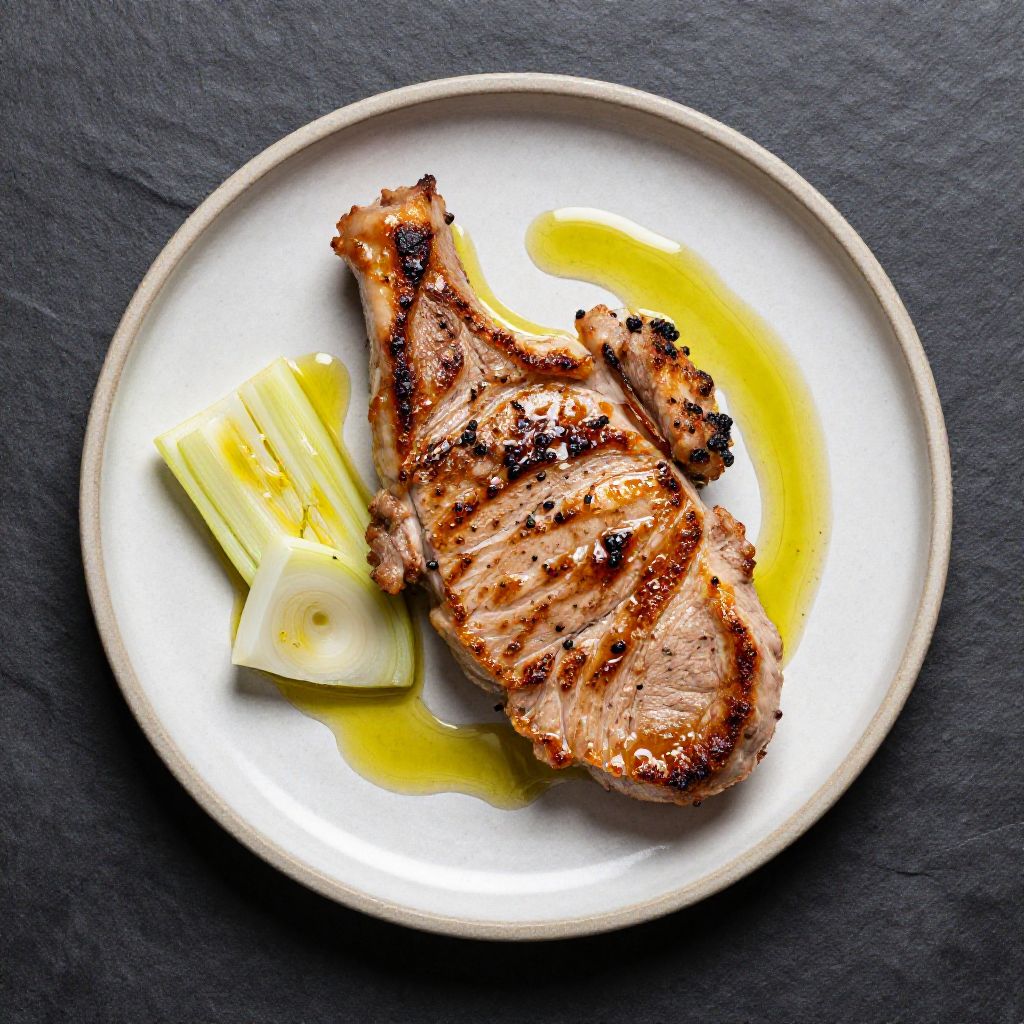 Keto Schweinekotelett mit Fenchel