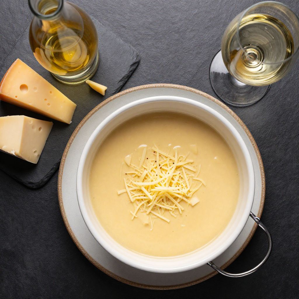 Keto Schweizer Käse-Fondue