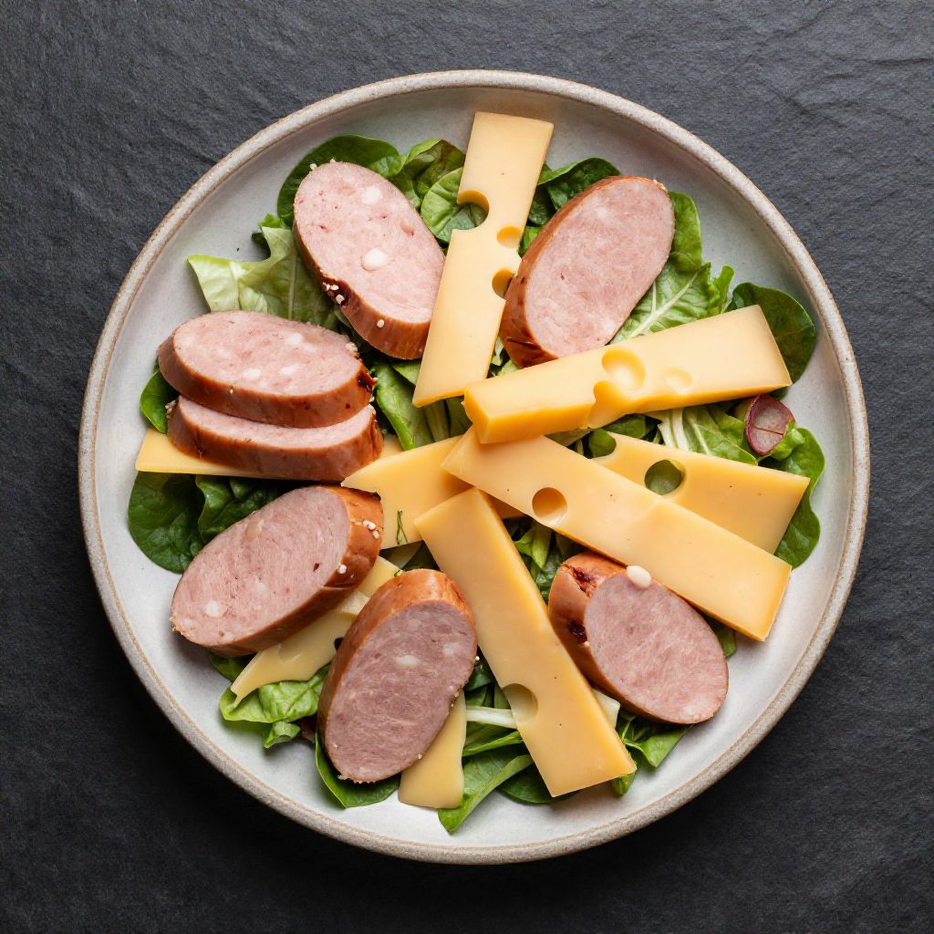 Keto Schweizer Wurstsalat