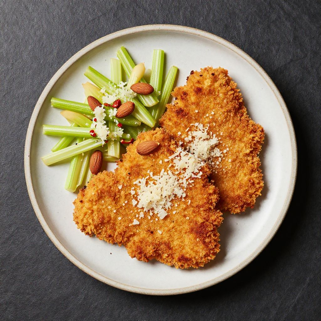 Keto Sellerie-Schnitzel