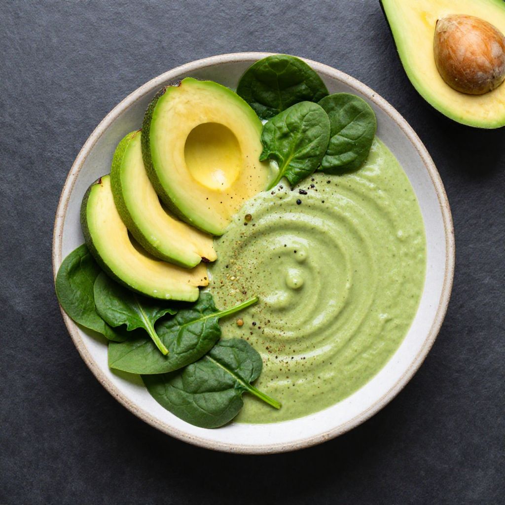 Keto Spinat-Avocado Smoothie