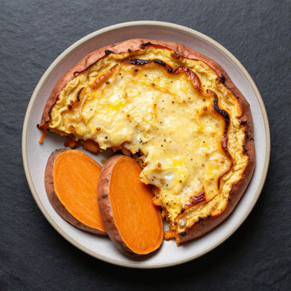 Keto Süßkartoffel-Gratin