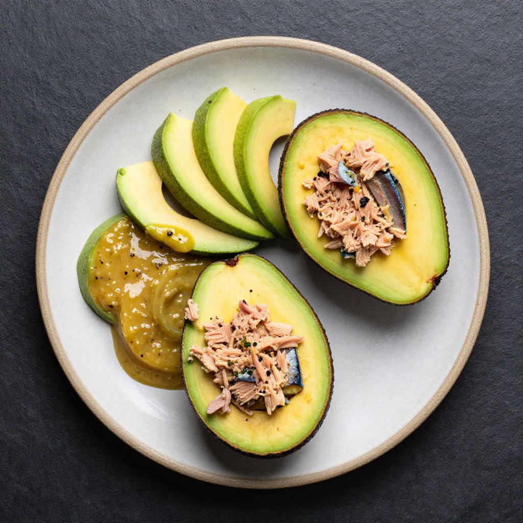 Keto Thunfisch-Avocado-Boote
