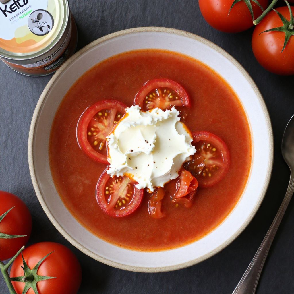 🍅 Keto Tomatensuppe
